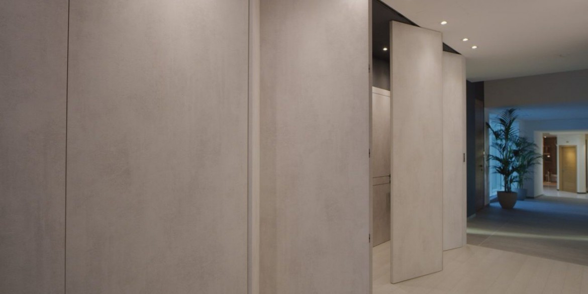 5. PORTE FILOMURO, APERTURA A FISARMONICA